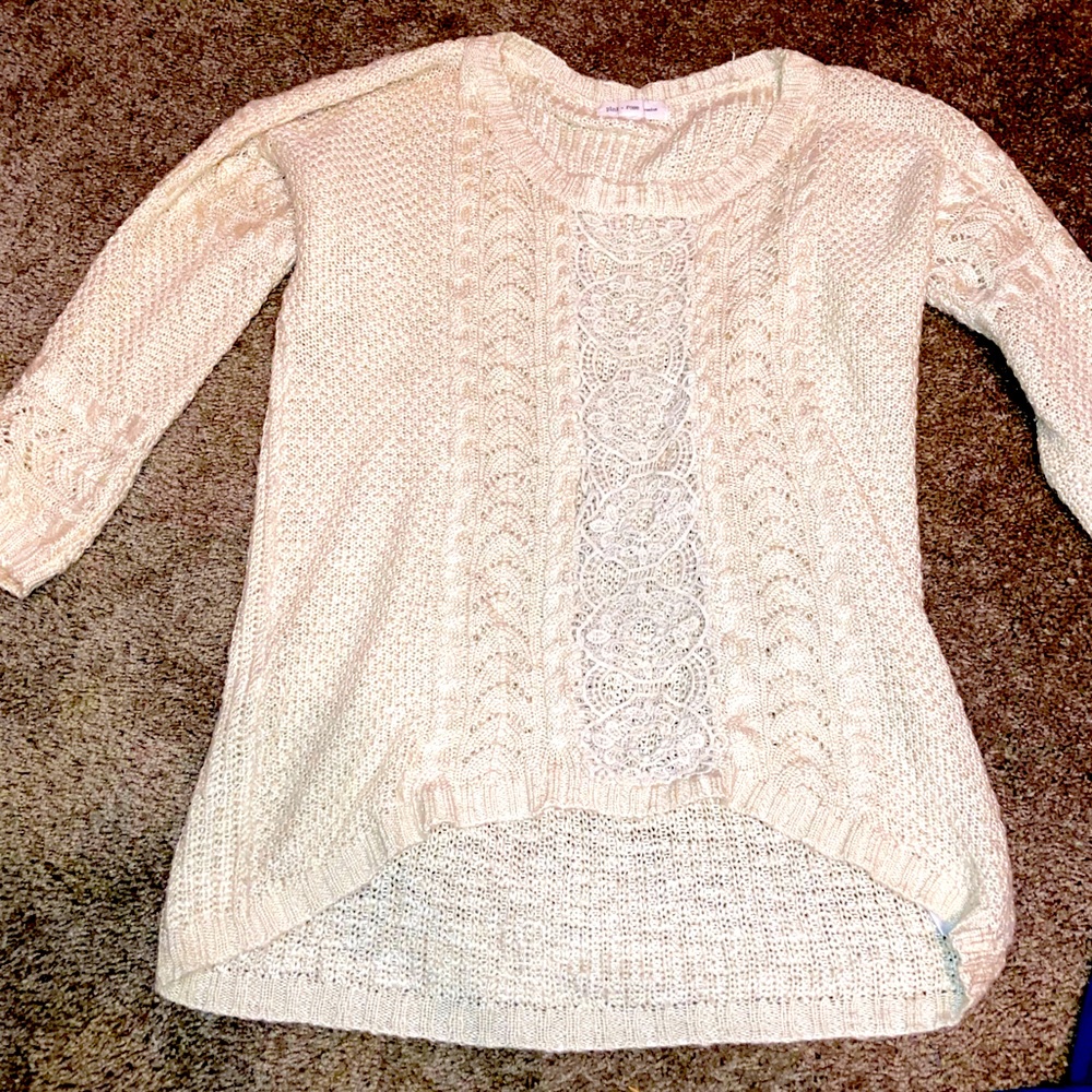 Pink Rose Premium Quarter sleeve knit top